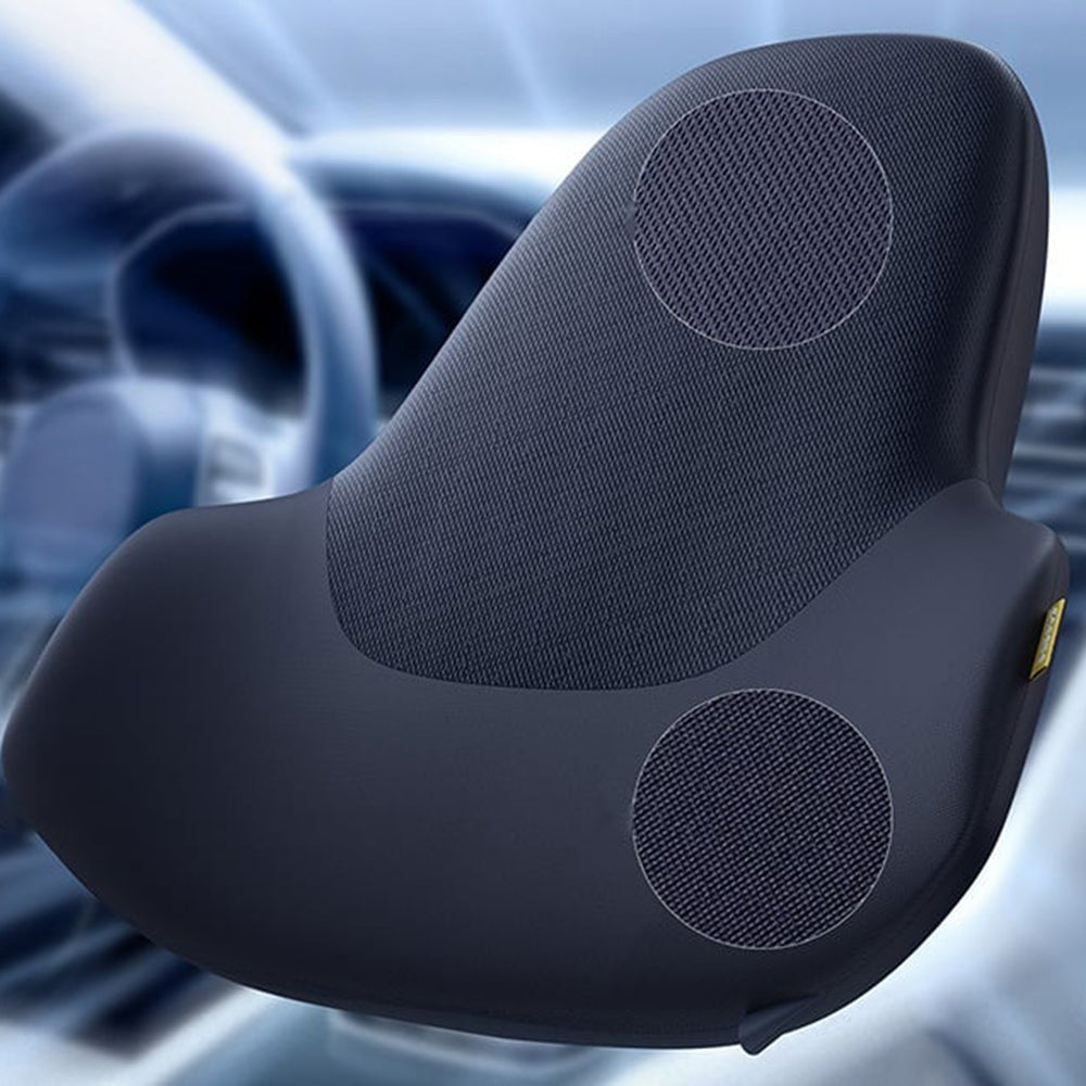 Baseus - Lumbar Pillow PrimeTrip VH1 (C20069000121-00) - for Travelling, Breathable Car Lumbar Support Pillow - Cosmic Black