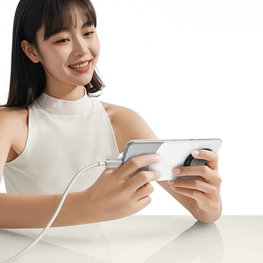 Baseus - Data Cable Titanium (P10378102G21-02) - USB to Type-C 100W, Fast Charging, 480Mbps, Naylon, 2m - Silver