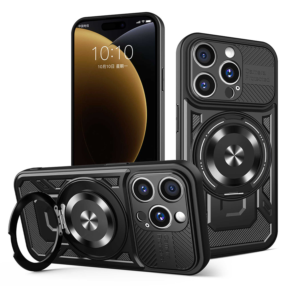 Techsuit - RuggedCam - iPhone 15 Pro - Black