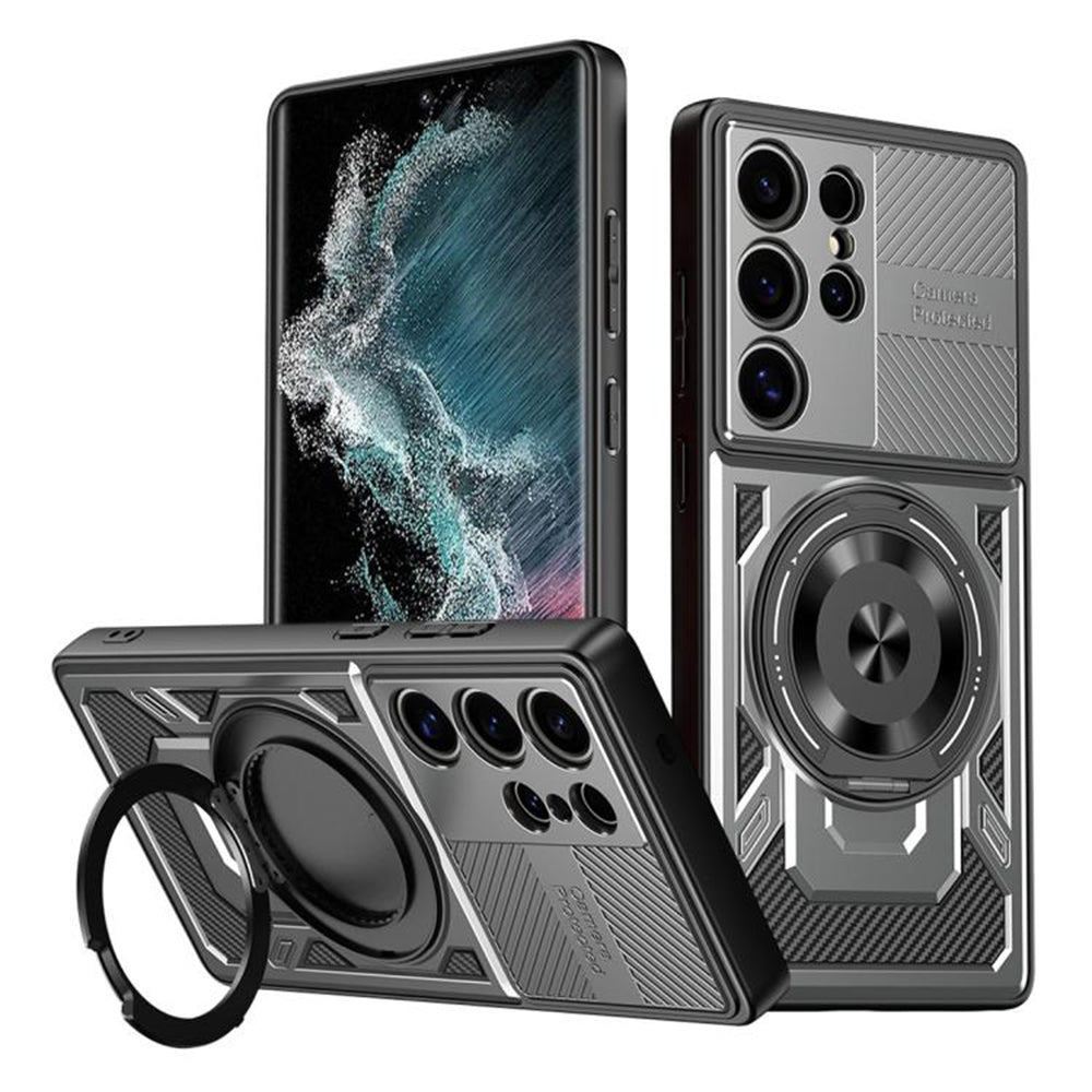 Techsuit - RuggedCam - Samsung Galaxy S22 Ultra 5G - Gray