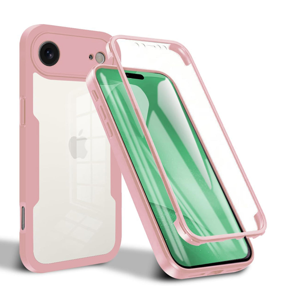 Techsuit - ColorVerse 360 Series + Screen Protector - iPhone 17 Air - Pink