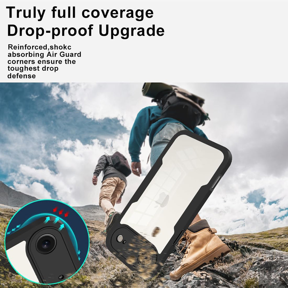 Techsuit - ColorVerse 360 Series + Screen Protector - iPhone 17 Air - Black