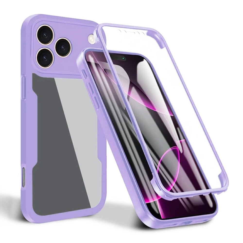 Techsuit - ColorVerse 360 Series + Screen Protector - iPhone 17 Pro Max - Purple