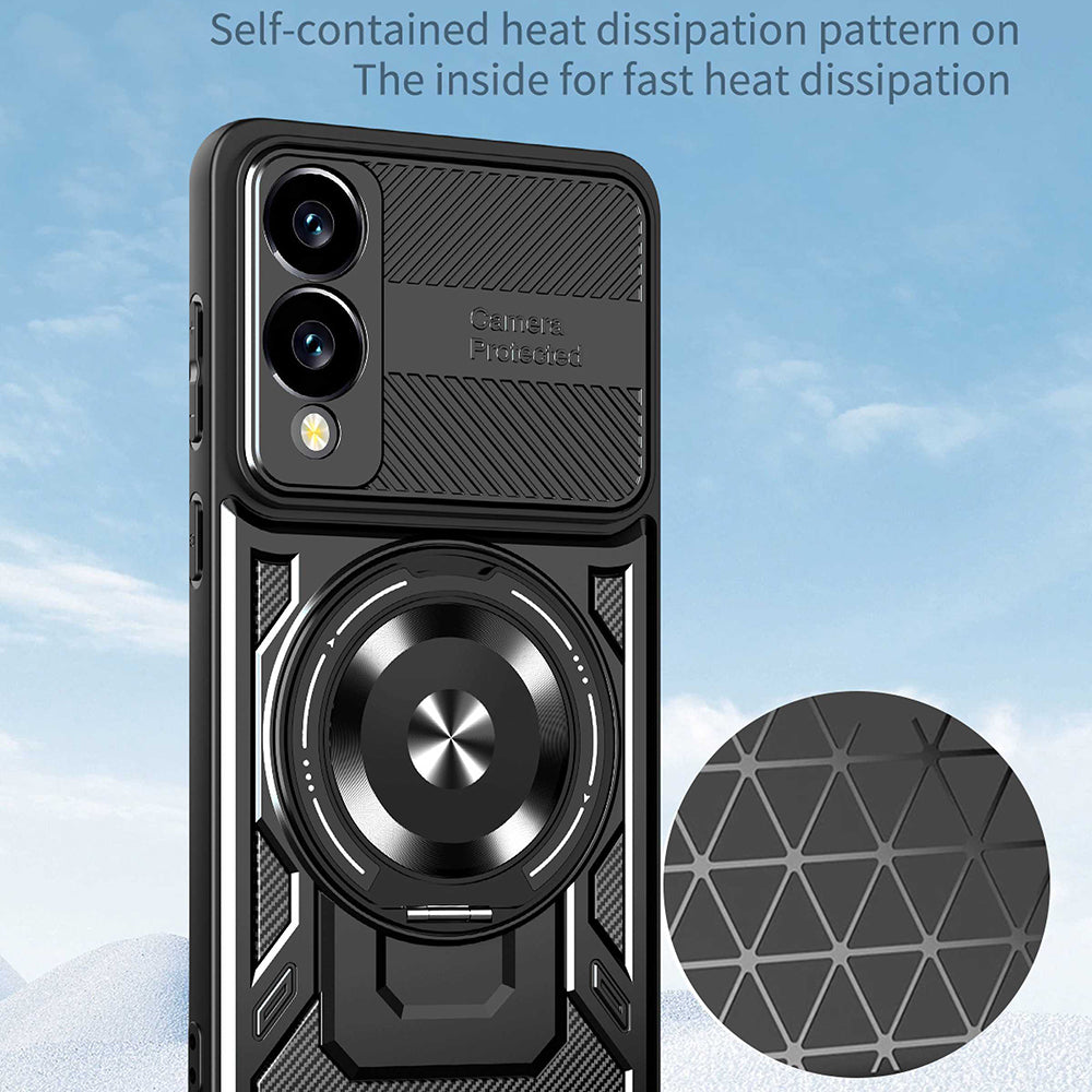 Techsuit - RuggedCam - Galaxy S25 Edge - Gray