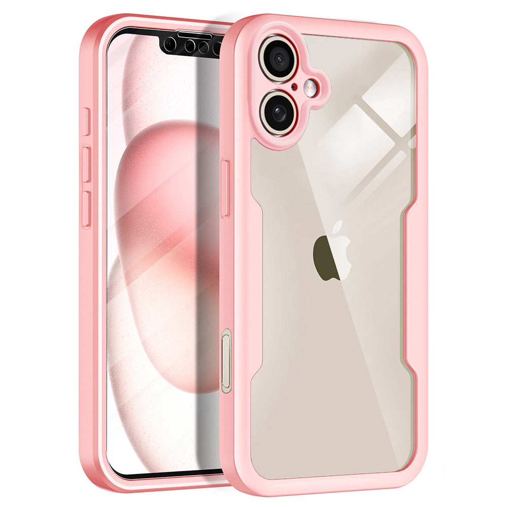 Techsuit - ColorVerse 360 Series + Screen Protector - iPhone 17 - Pink