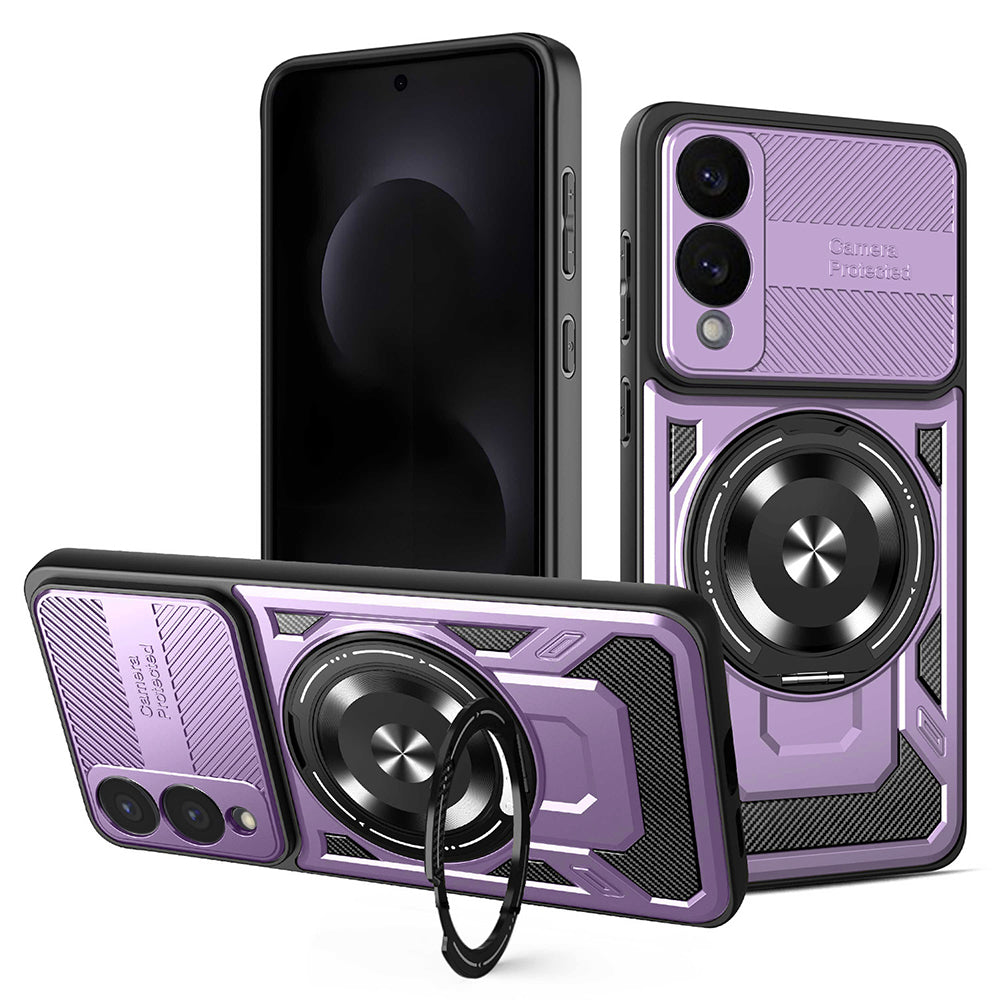 Techsuit - RuggedCam - Samsung Galaxy S25 Edge - Purple