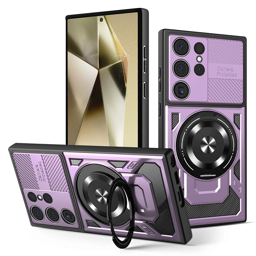 Techsuit - RuggedCam - Samsung Galaxy S24 Ultra - Purple