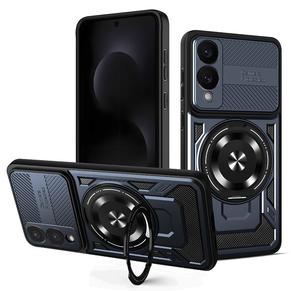 Techsuit - RuggedCam - Samsung Galaxy S25 Edge - Blue