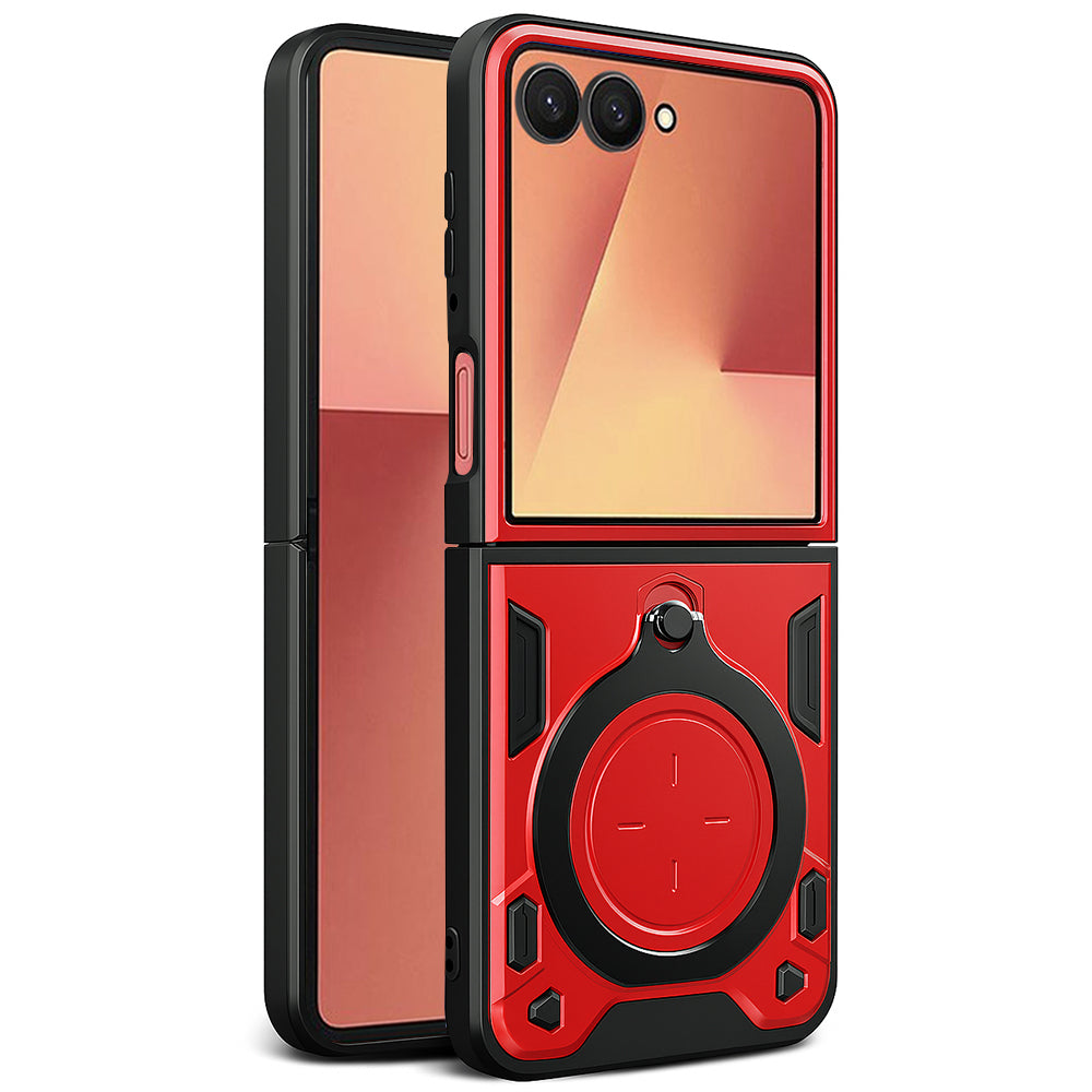 Techsuit - CamGuard Pro - Samsung Galaxy Z Flip7 - Red