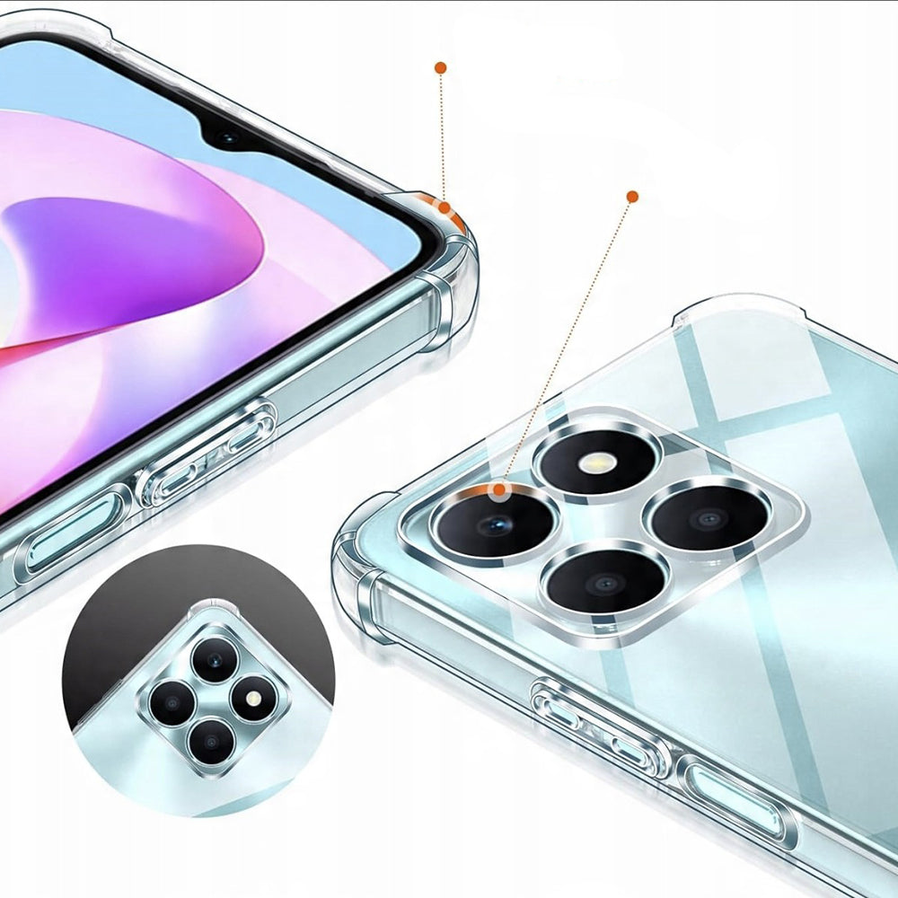 Techsuit - Shockproof Clear Silicone - Honor X6c - Clear