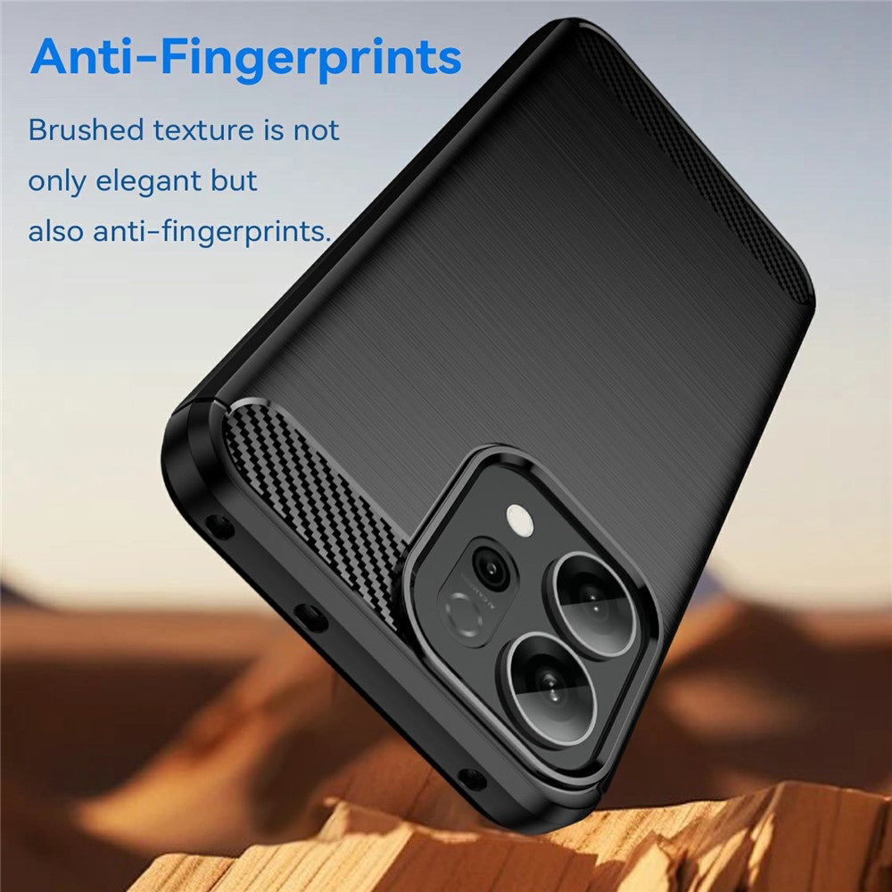 Techsuit - Carbon Silicone - Oppo Reno14 F / Reno14 FS 5G - Black