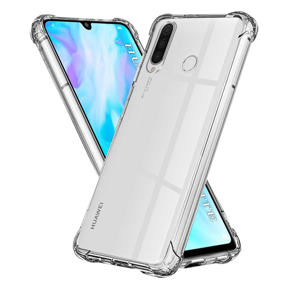 Techsuit - Shockproof Clear Silicone - Huawei P30 Lite / P30 Lite New Edition - Clear