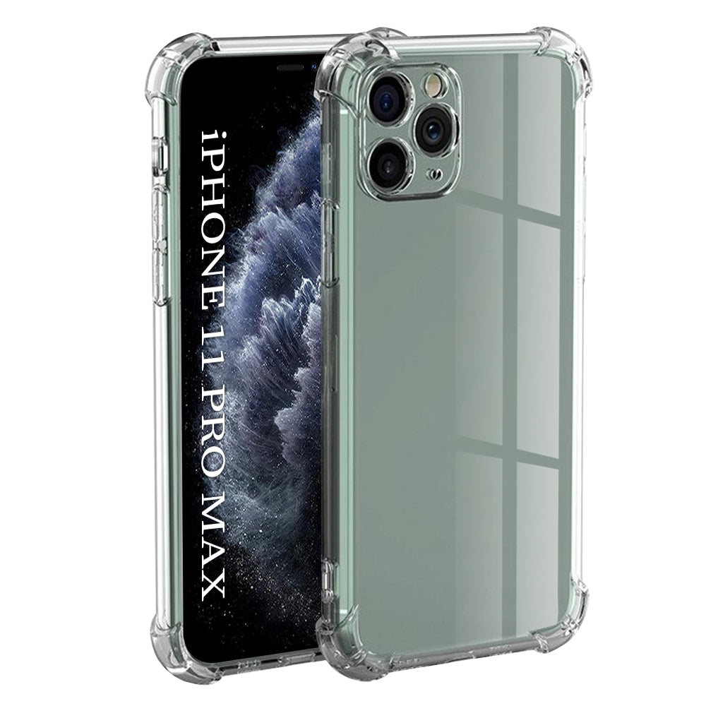 Techsuit - Shockproof Clear Silicone - iPhone 11 Pro Max - Clear