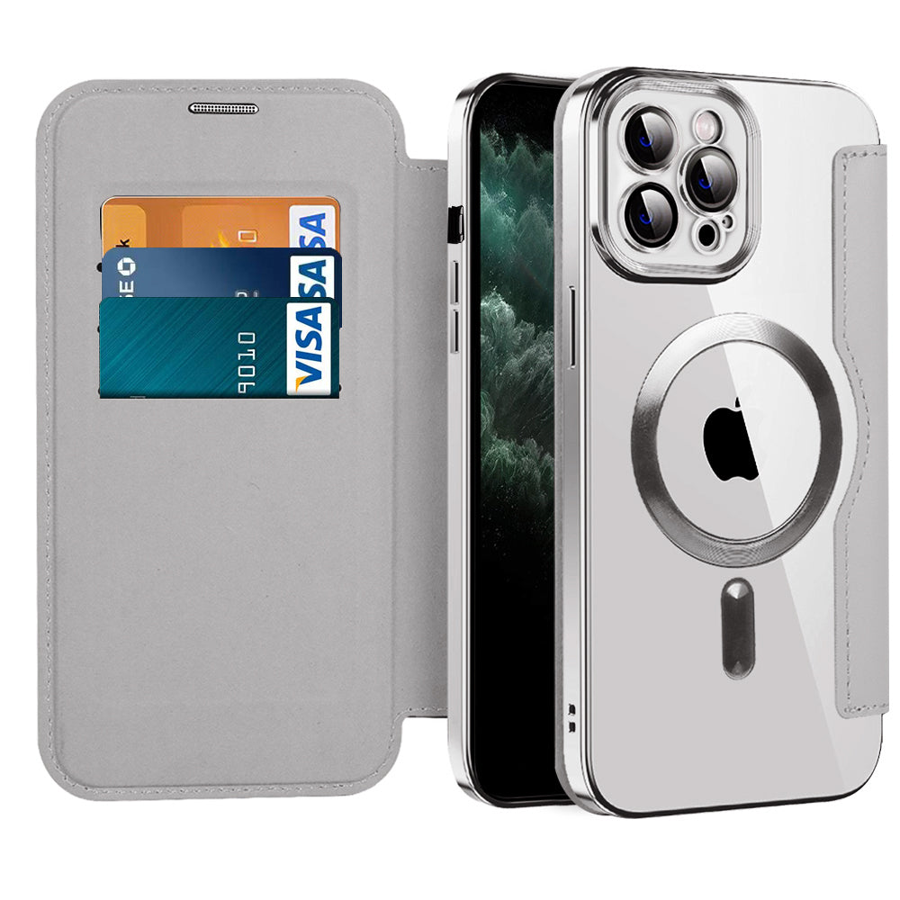 Techsuit - SmartMag Book Case - iPhone 11 Pro Max - Gray