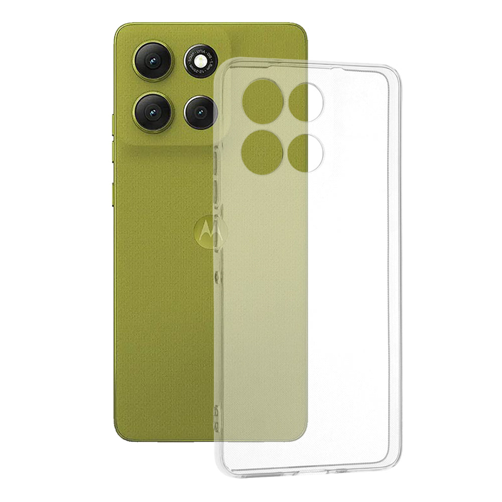 Techsuit - Clear Silicone - Motorola Moto G86 - Transparent