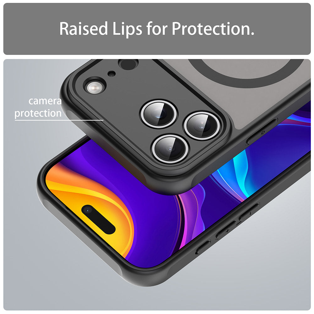 Techsuit - HaloFrost II MagSafe - iPhone 17 Pro Max - Black