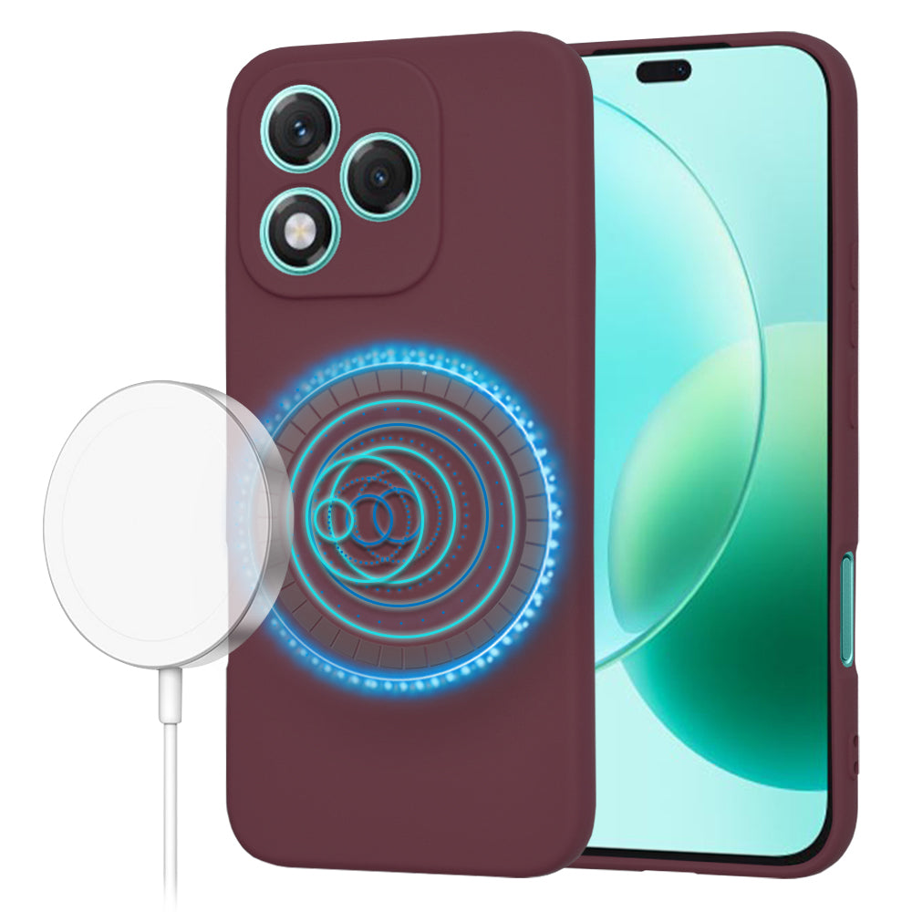 Techsuit - SoftFlex MagSafe - Honor 400 Lite - Plum Red