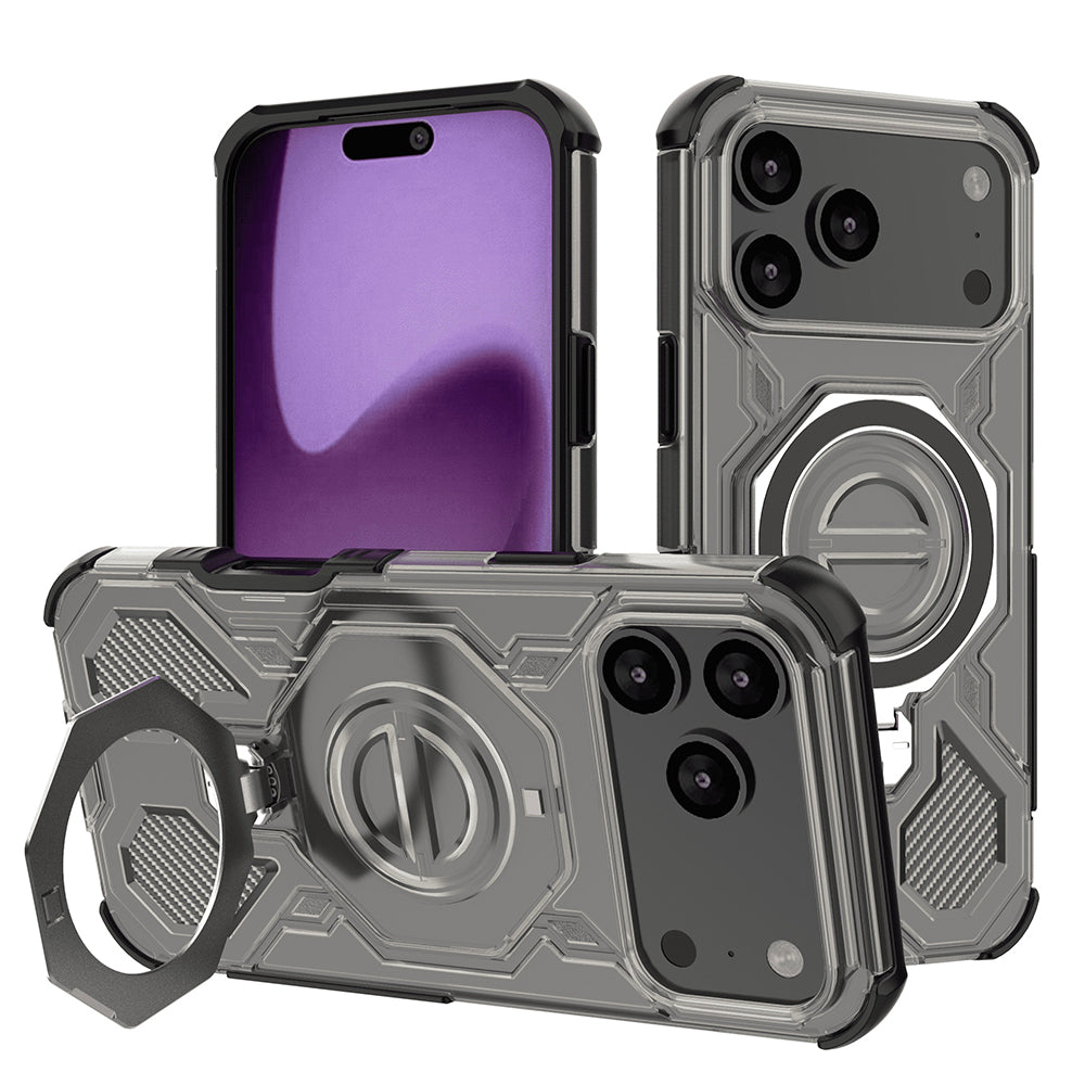 Techsuit - Carbon Shield PRO - iPhone 17 Pro Max - Smoke Black