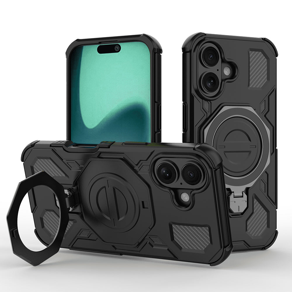 Techsuit - Carbon Shield PRO - iPhone 16 - Black