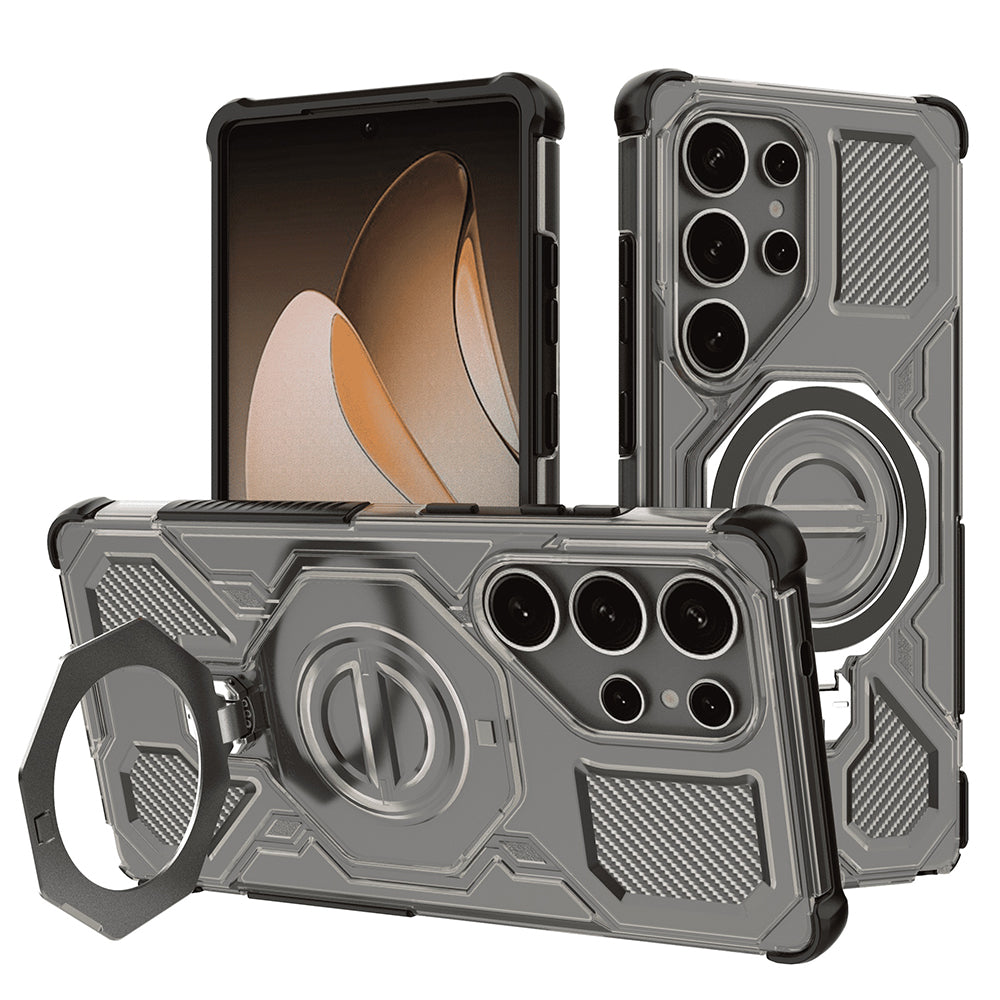 Techsuit - Carbon Shield PRO - Samsung Galaxy S25 Ultra - Smoke Black