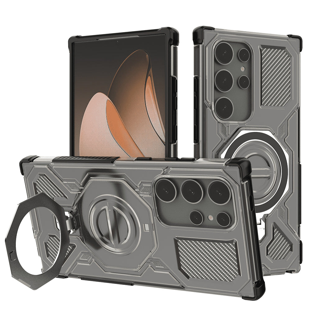 Techsuit - Carbon Shield PRO - Samsung Galaxy S24 Ultra - Smoke Black