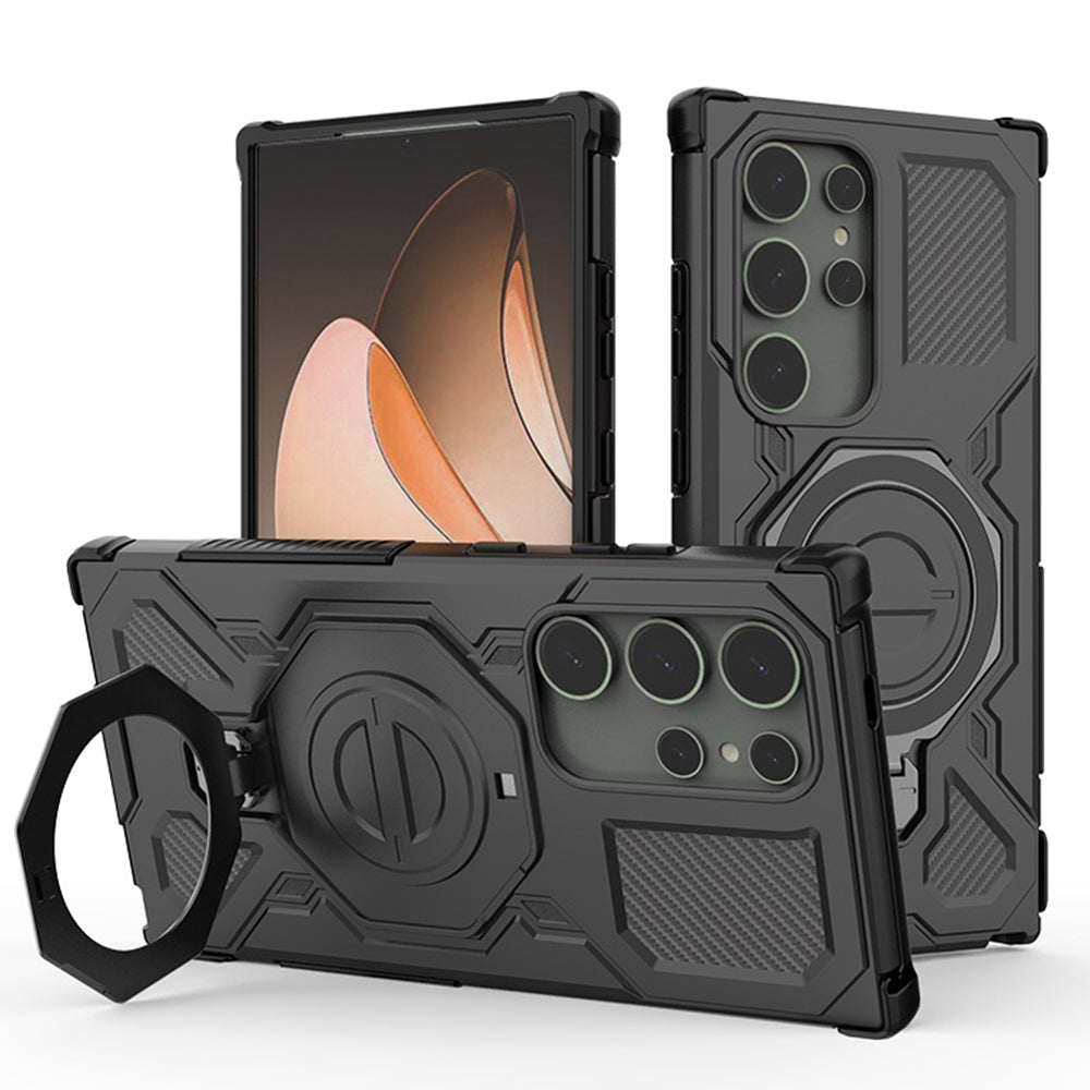 Techsuit - Carbon Shield PRO - Samsung Galaxy S24 Ultra - Black