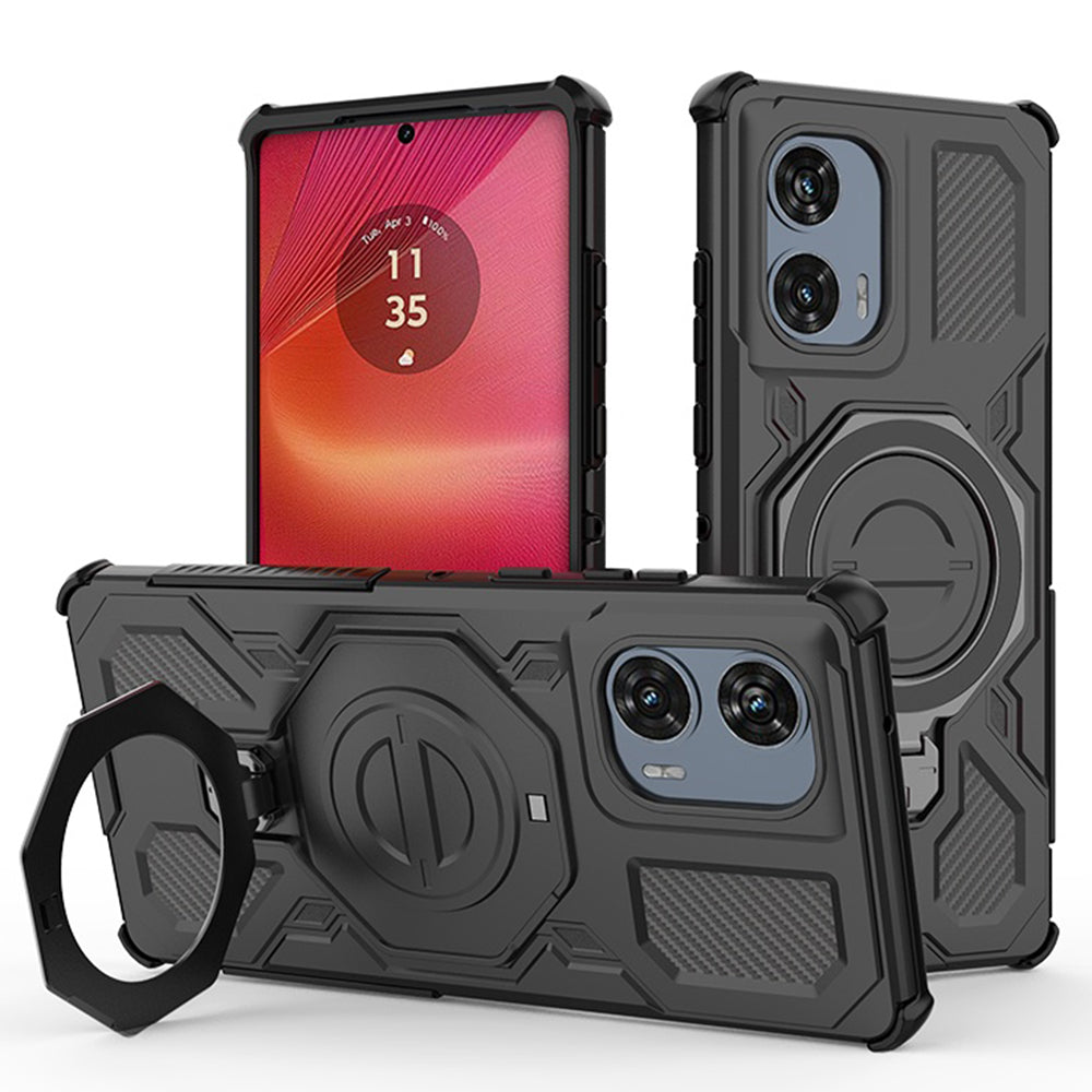 Techsuit - Carbon Shield PRO - Motorola Edge 50 Fusion - Black