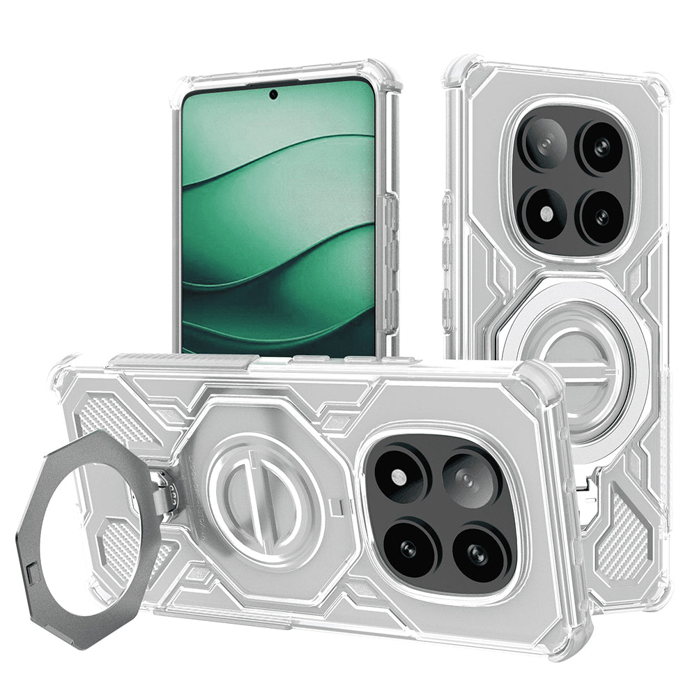 Techsuit - Carbon Shield PRO - Xiaomi Redmi Note 14 Pro 5G / Poco X7 - White Transparent