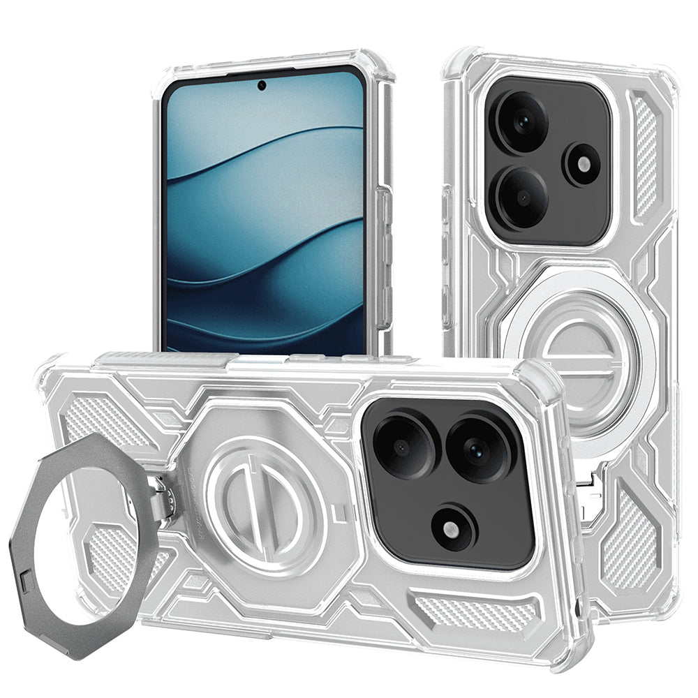 Techsuit - Carbon Shield PRO - Xiaomi Redmi Note 14 5G - White Transparent