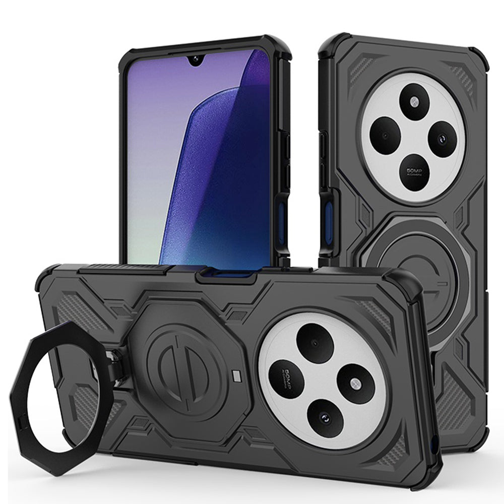 Techsuit - Carbon Shield PRO - Xiaomi Redmi 14C / Poco C75 - Black