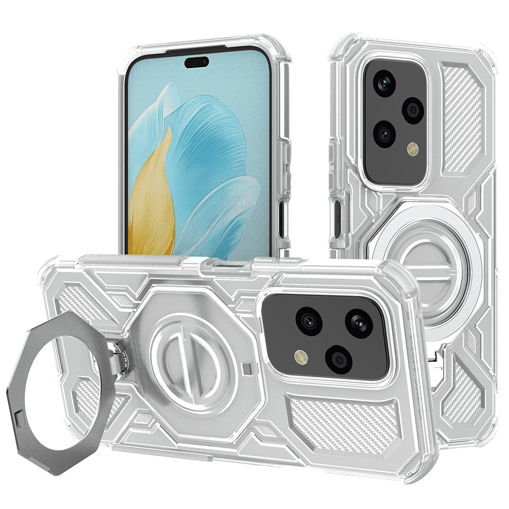 Techsuit - Carbon Shield PRO - Honor 200 Lite - White Transparent