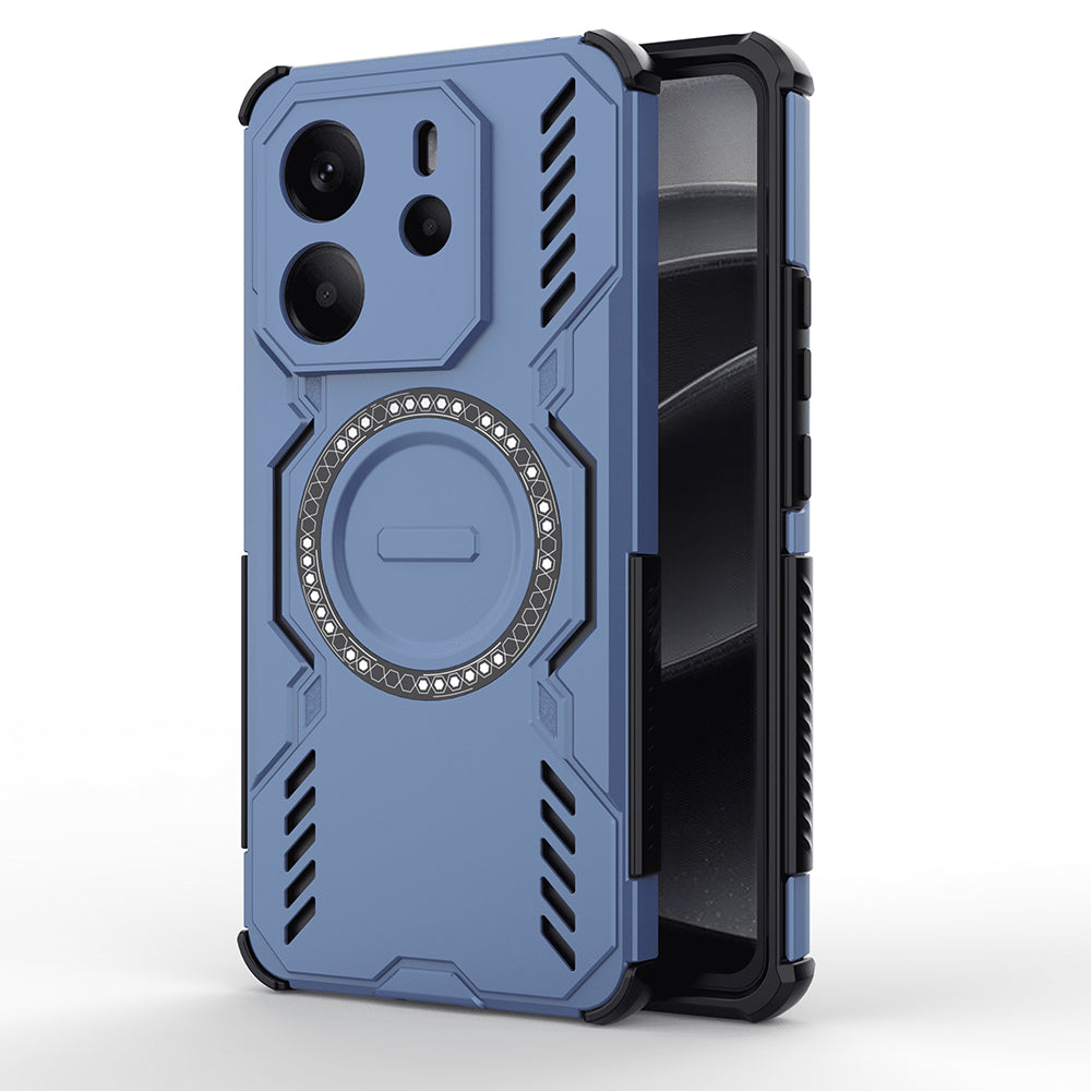 Techsuit - ArmorMag Case - Xiaomi Redmi Note 14 4G (Regional) - Blue