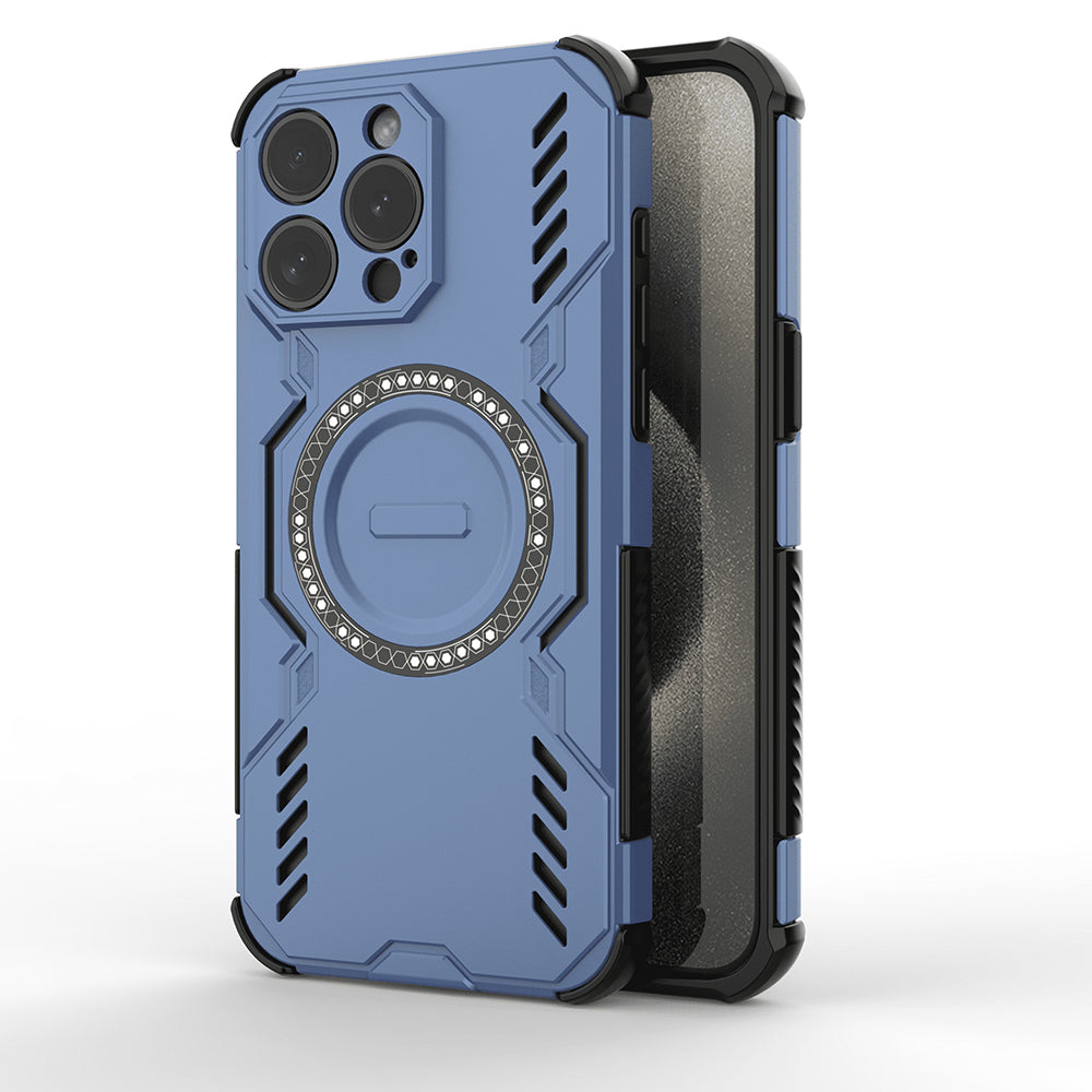 Techsuit - ArmorMag Case - iPhone 15 Pro - Blue