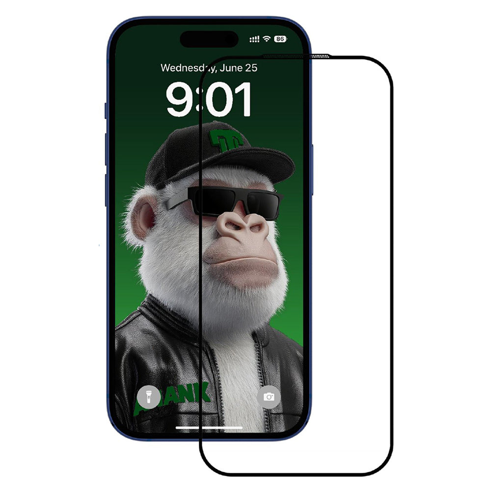 ANANK - 2.5D 10X Reinforced CG Screen Protector - iPhone 17 Pro Max - Black