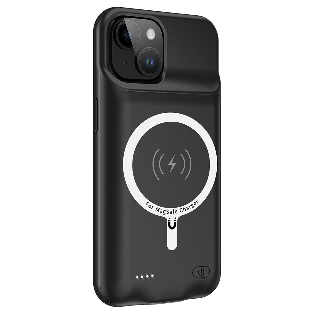 Techsuit - Power Pro MagSafe Battery Case - iPhone 15 - 7000mAh - Black