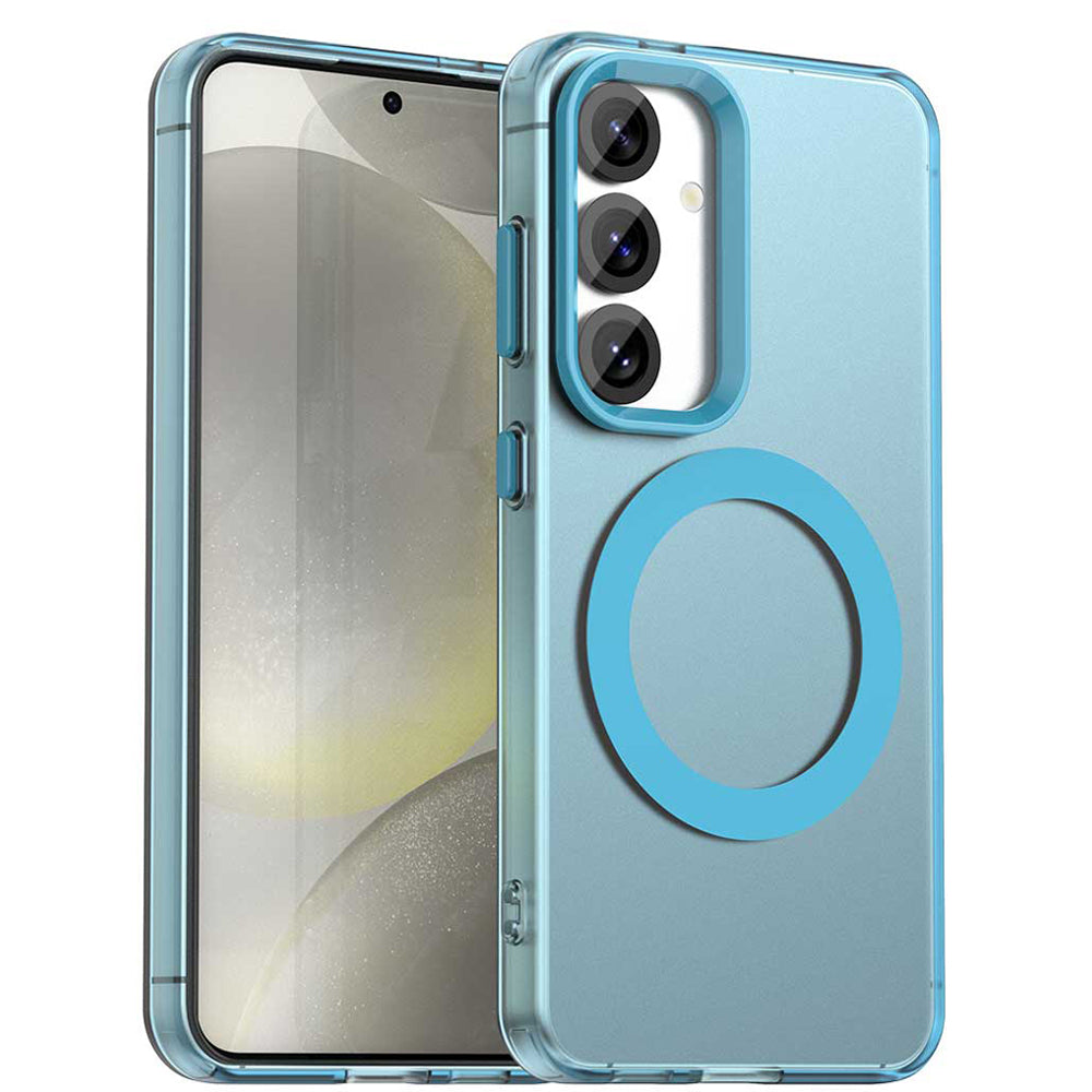 Techsuit - CandyCase MagSafe - Samsung Galaxy S24 Plus / S25 Plus - Blue