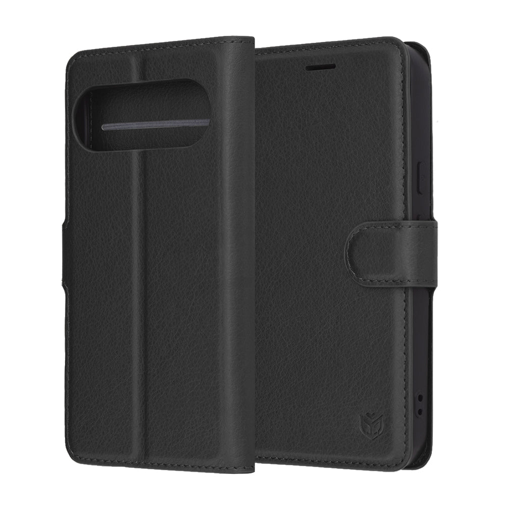 Techsuit - Leather Folio - Google Pixel 10 Pro XL - Black