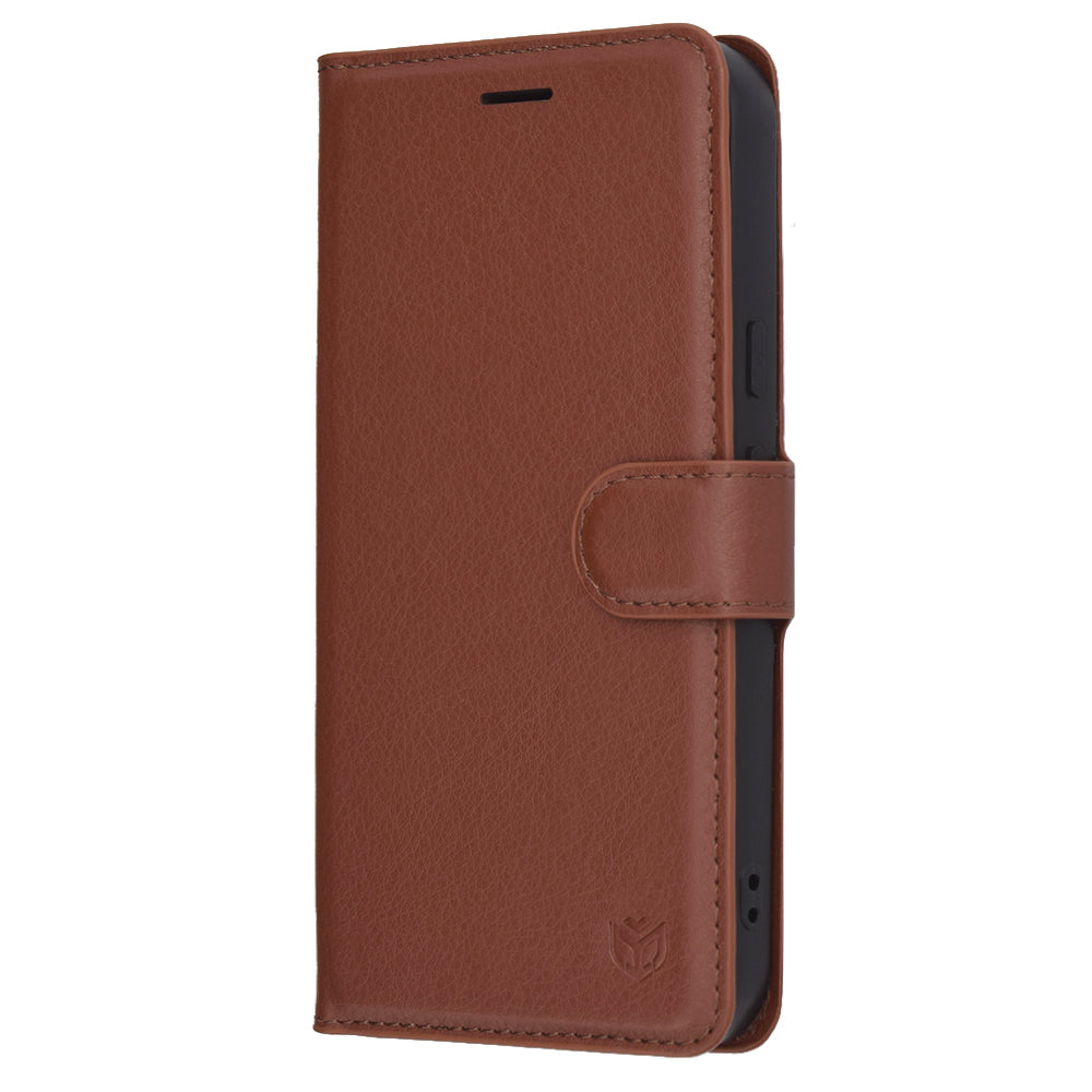Techsuit - Leather Folio - Google Pixel 10 / 10 Pro - Brown