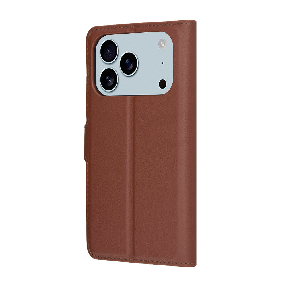 Techsuit - Leather Folio - iPhone 17 Pro Max - Brown