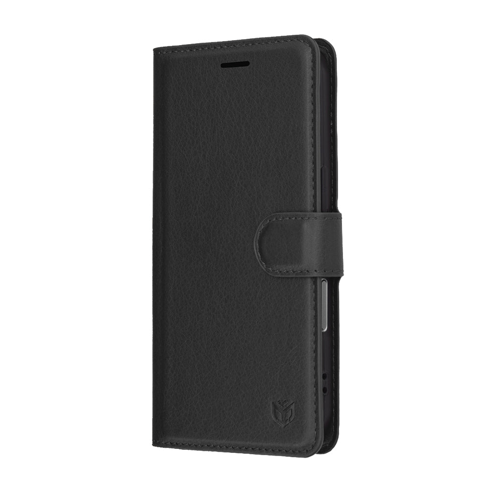 Techsuit - Leather Folio - iPhone 17 Pro Max - Black