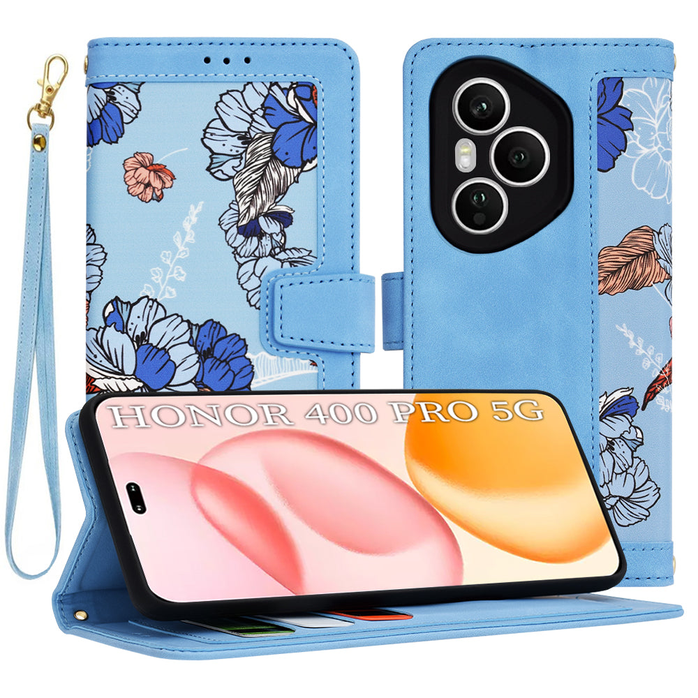 Techsuit - FlipCraft - Honor 400 Pro - Vibrant Blue