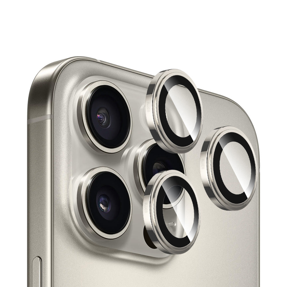 Blueo - Sapphire Crystal Original Lens Glass - iPhone 16 Pro / iPhone 16 Pro Max - Natural Titanium