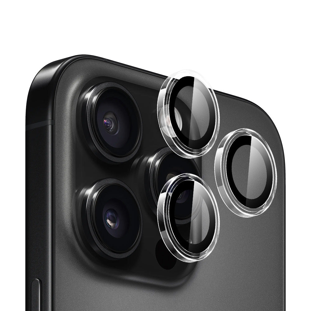 Blueo - Original Metal Frame Lens Protector - iPhone 16 Pro / iPhone 16 Pro Max - Clear
