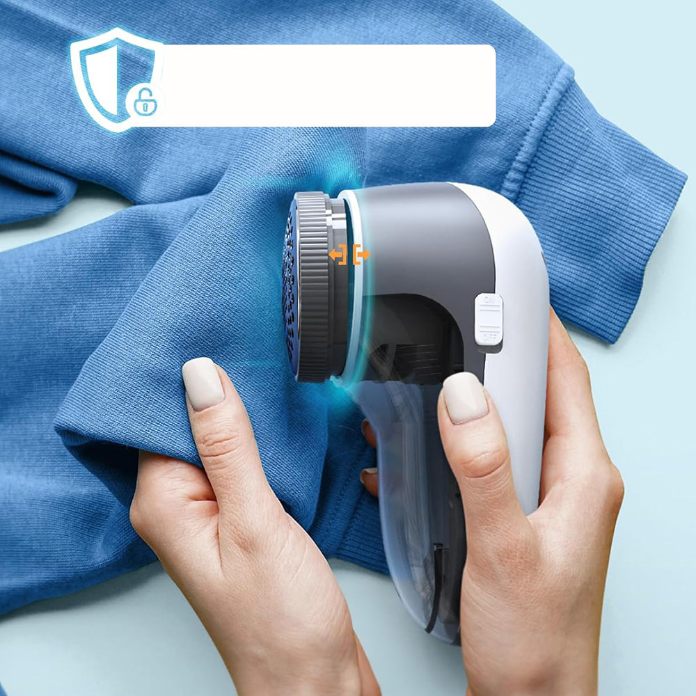 Techsuit - Clothing Lint Remover Flufix (ACS1) - 9000 Revolutions Per Minute, ABS, Stainless Steel - Grey