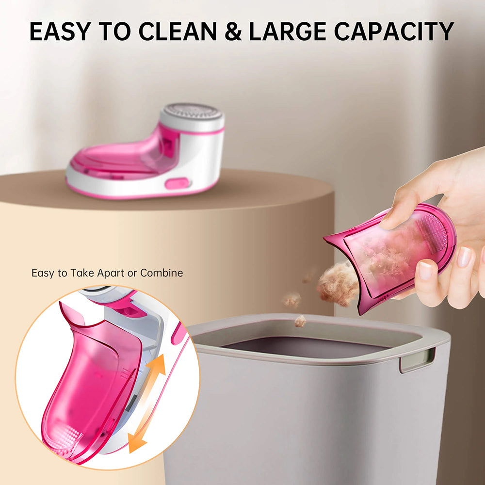 Techsuit - Clothing Lint Remover Flufix (ACS1) - 9000 Revolutions Per Minute, ABS, Stainless Steel - Grey