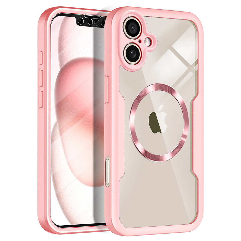 Techsuit - ColorVerse 360 MagSafe Series + Screen Protector - iPhone 17 - Pink