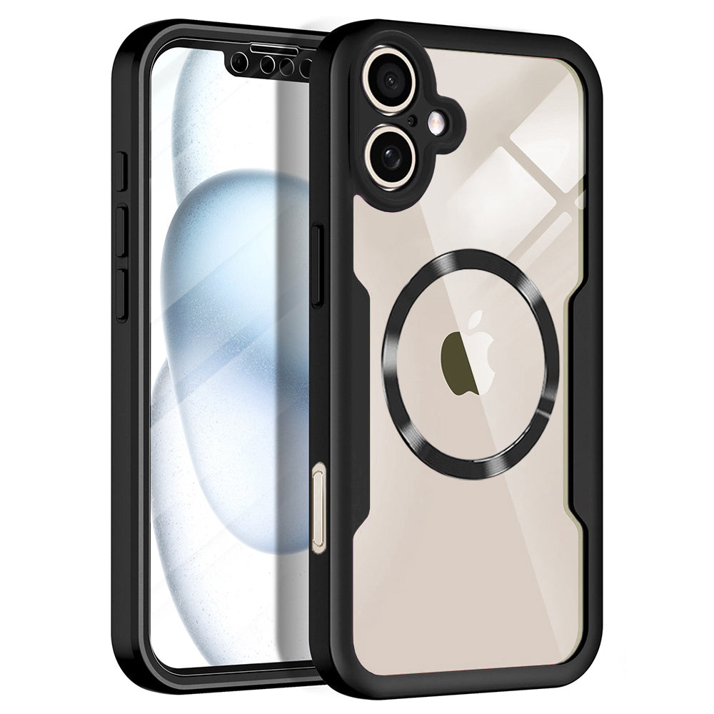 Techsuit - ColorVerse 360 MagSafe Series + Screen Protector - iPhone 17 - Black