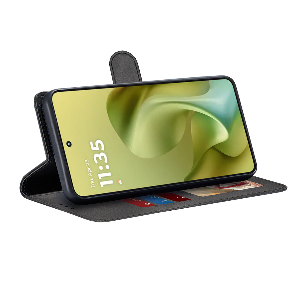 Techsuit - Diary Book - Motorola Moto G86 - Black