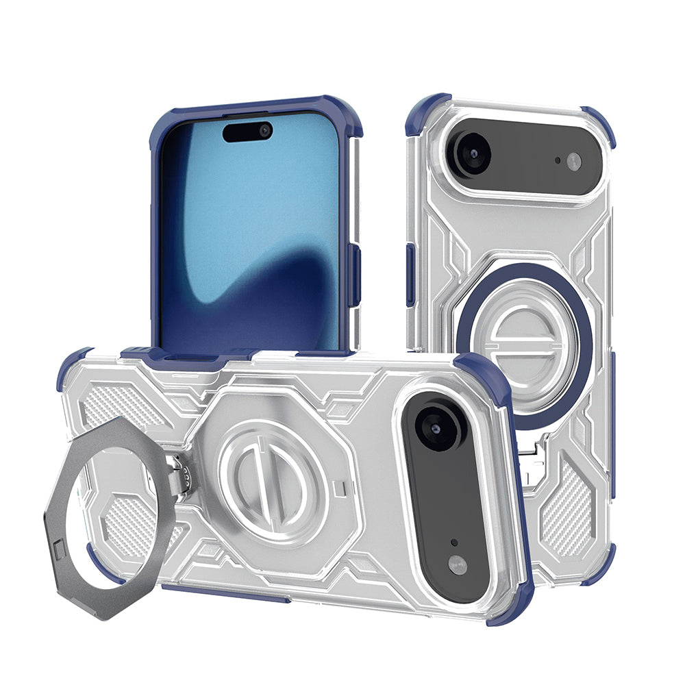 Techsuit - Carbon Shield PRO - iPhone 17 Air - Blue Transparent