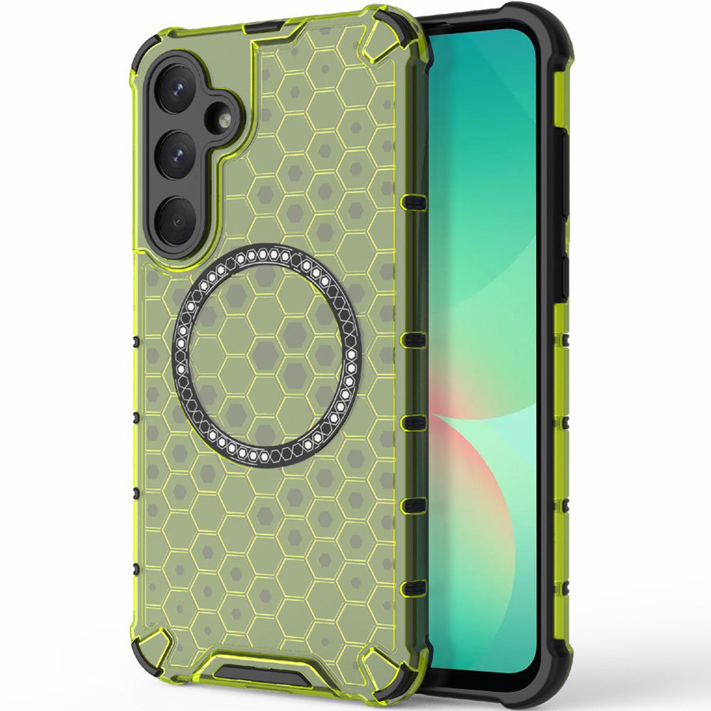 Techsuit - HoneyComb Shield MagSafe - Samsung Galaxy A26 5G - Lime Green